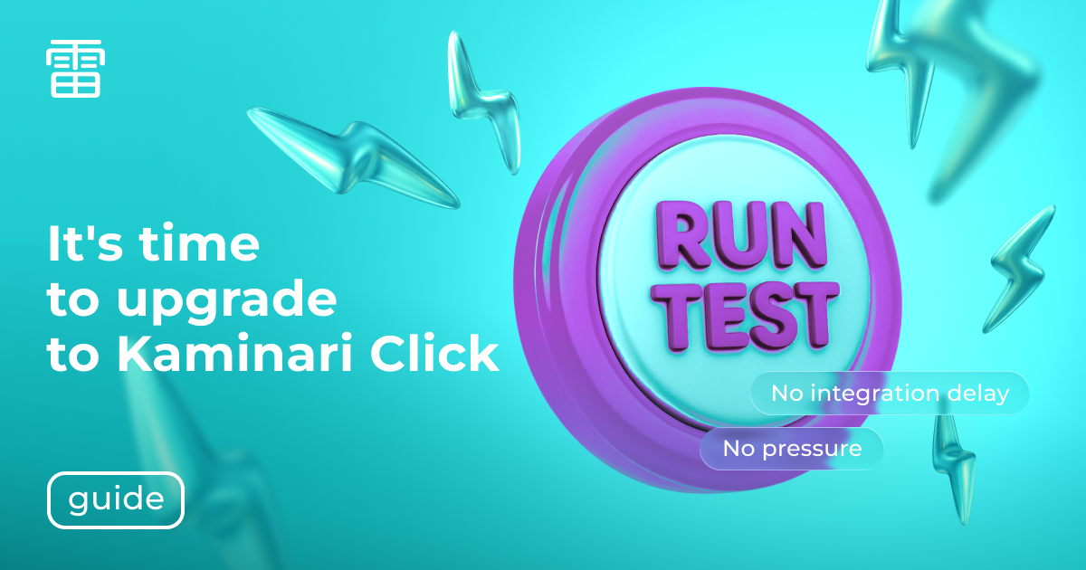 Want to get rid of useless antifraud protection? It’s time to upgrade to Kaminari Click