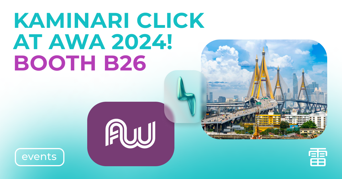 Kaminari Click at Affiliate World Asia 2024 – Starting Soon!