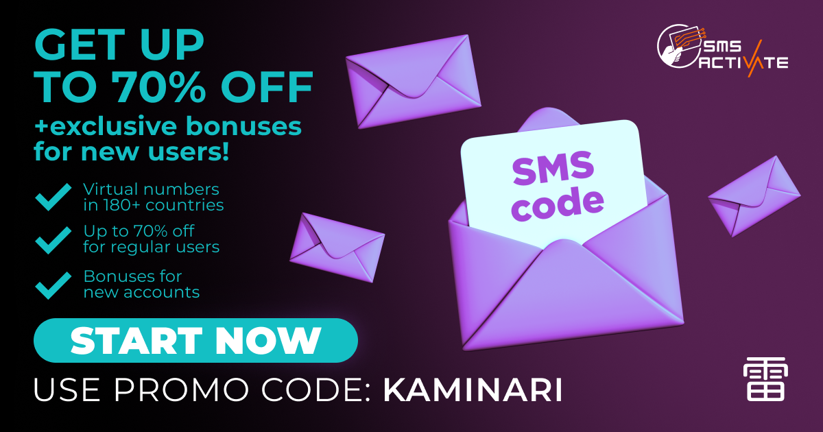 Up to 70% Off Virtual Numbers for Arbitrage, Ecom & Growth — Try SMS-Activate Now