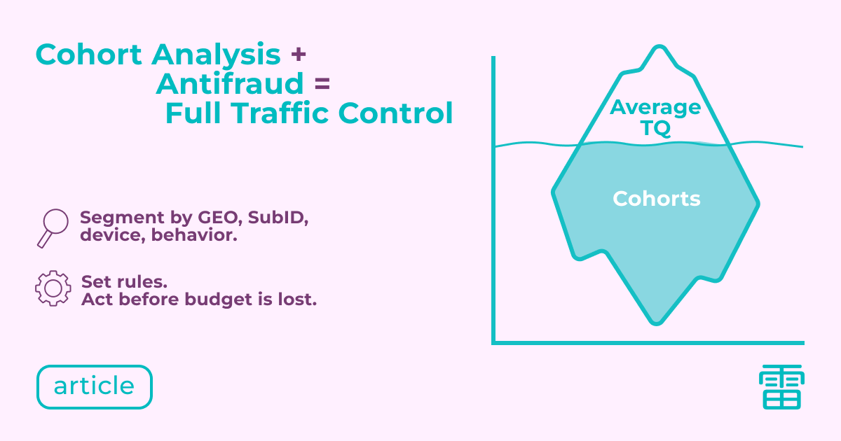 The role of antifraud in traffic quality segmentation: How to use cohort analysis